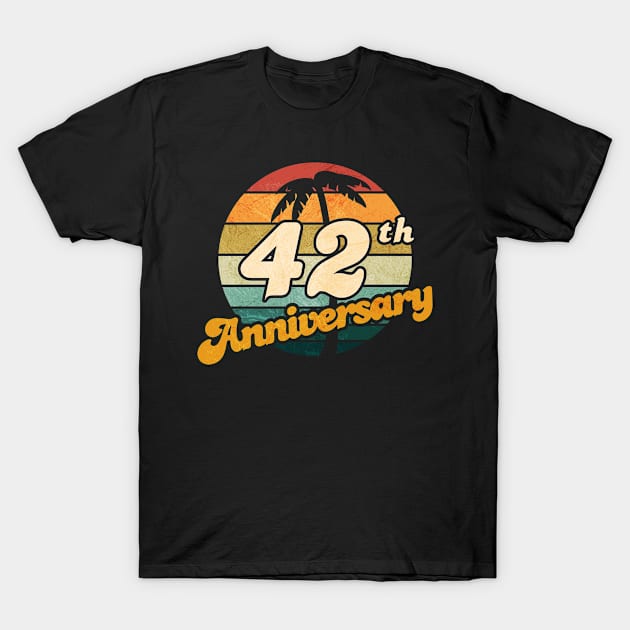 42th Anniversary T-Shirt by Jennifer